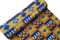 Preview: BEIGE GEOMETRIC Afrikanischer-Kente-Stoff